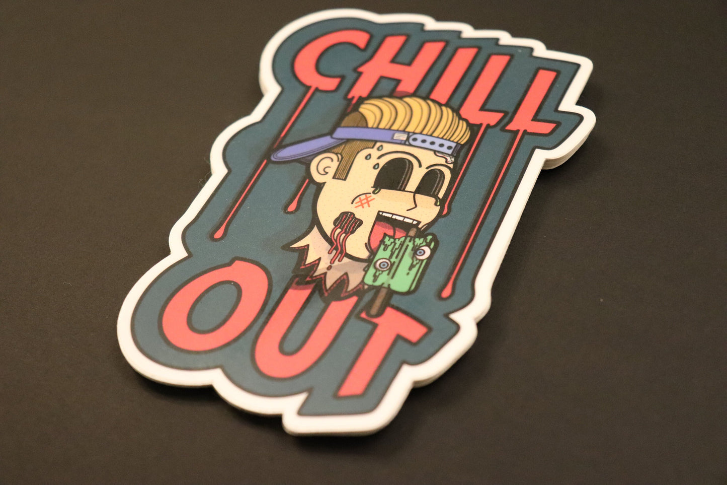 Zombie, Zombie Gifts, Horror Christmas, Scary Stickers, Waterproof Stickers, Car Bumper Stickers, Be More Chill Stickers, Horror, Chill