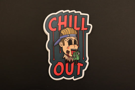 Zombie, Zombie Gifts, Horror Christmas, Scary Stickers, Waterproof Stickers, Car Bumper Stickers, Be More Chill Stickers, Horror, Chill
