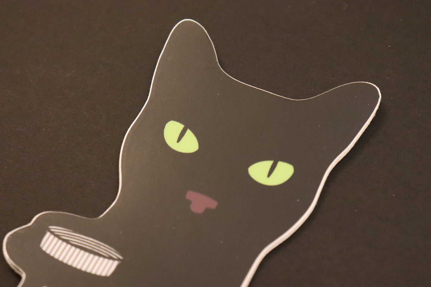 Black cat vinyl stickers for cat lovers stickers black cat funny stickers black cat owners of black cats silly stickers black cats lover
