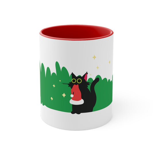Cup Cat, Cats Mug Funny, Christmas Cat, Cat Holiday Gift, Cat Mug, Ceramic Cat Mug,Christmas Coffee Gift, Zoomies, Animal Lover Mug