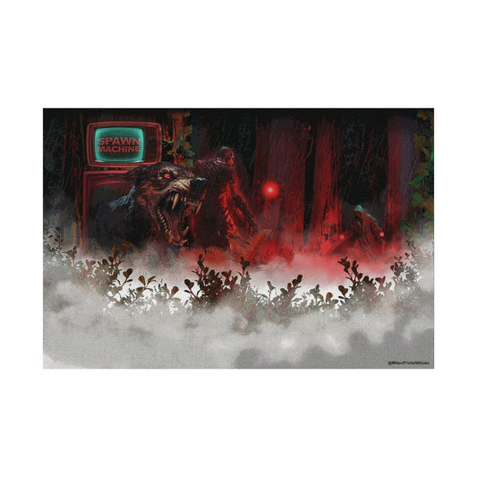 Video Game Poster Cool Retro Arcade Design Zombie Poster Gamer Retro Arcade Poster SciFi Monster Hunter Design Zombie Art Undead Wall Decor